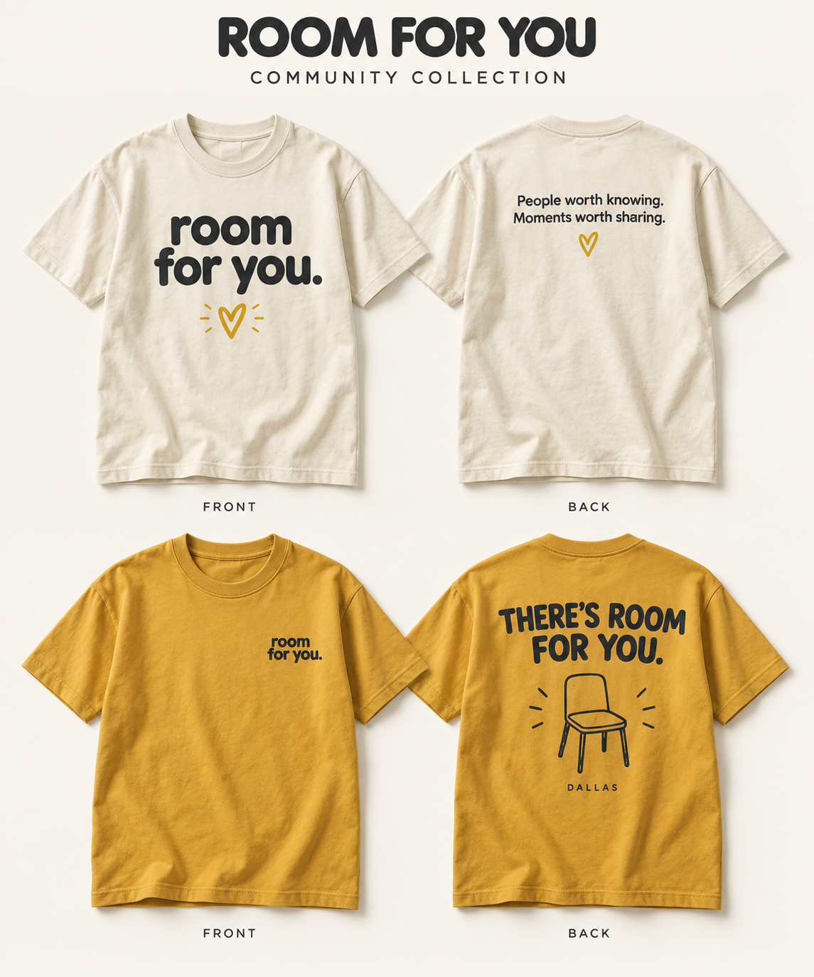 Community collection T-shirts